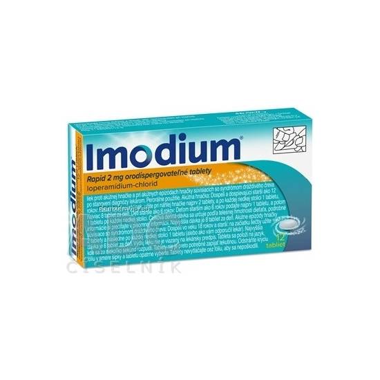 Imodium Rapid tbl oro 12x2 mg od 6,39 € - Heureka.sk