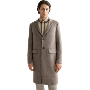 Scotch & Soda Палто Scotch & soda Classic Wool coat - Beige (Beige)