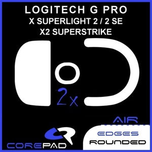 Corepad Skatez AIR 647 Крачета за мишка Logitech G PRO X SUPERLIGHT 2 / 2 SE / G PRO X2 SUPERSTRIKE / X3 SUPERSTRIKE (CSA6470)