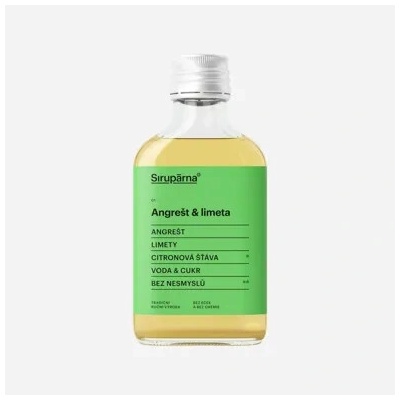 Sirupárna Domácí Angrešt & Limeta Sirup 100 ml