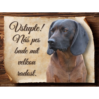 Sport hobby Cedulka Bavorský barvář Vstupte CP1025 15 x 11 cm