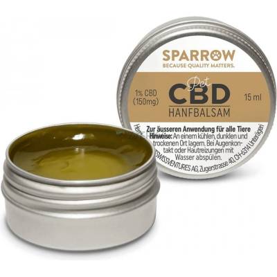 Sparrow Pet Hanfbalsam mit 1% CBD 15 ml