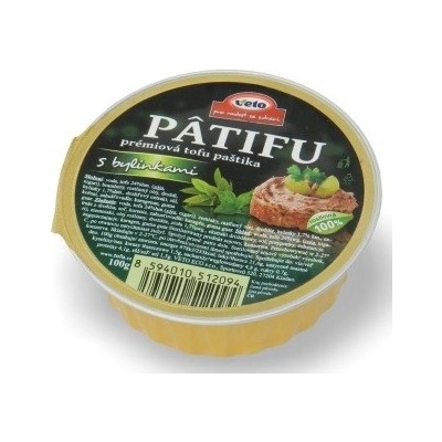 Patifu Prémiová tofu paštéta s bylinkami 100 g