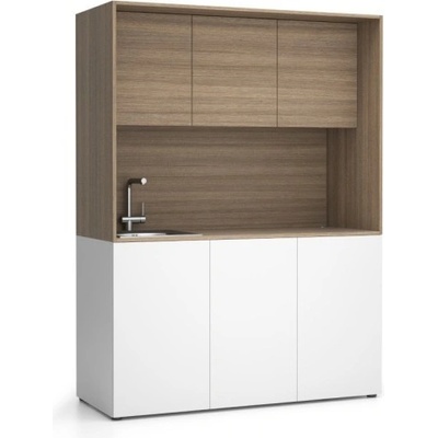 Kuchynka PLAN NIKA s drezom a batériou 1481 x 600 x 2000 mm dub prírodný ľavé