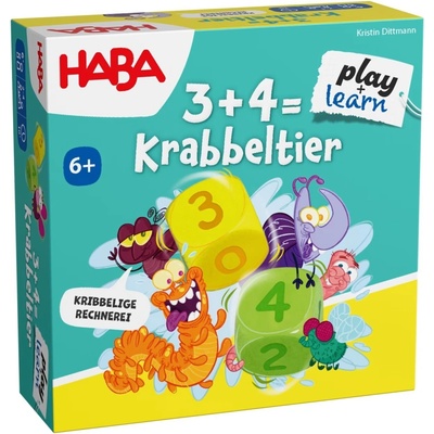 Haba Vzdelávacia mini hra 3+4 Chrobáky