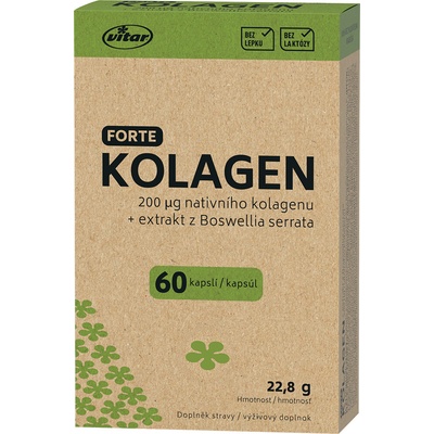 Vitar Kolagén forte + extrakt z Boswellia serrata EKO 60 kapsúl
