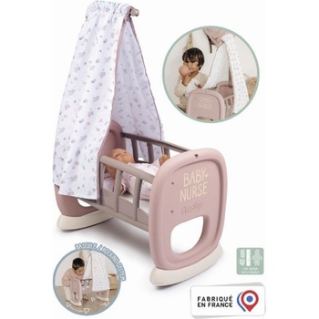 Smoby Kolíska pre bábiku 42 cm Baby Nurse s baldachýnom