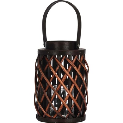 PROGARDEN Lampáš na sviečku 25 cm hnedá vŕba