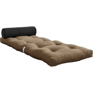 Karup Design Сиво-кафяв матрак за футон 70x200 cm Обвивка мока/тъмно сиво - Karup Design (814755734070)