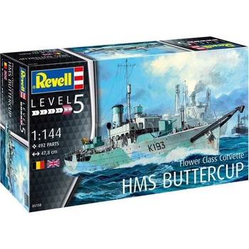 Revell Plastic ModelKit loď 05132 Flower Class Corvette early 1:144