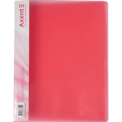 Папка с пружинен механизъм Axent Опушено червен (1303167-40-1304-24-A)