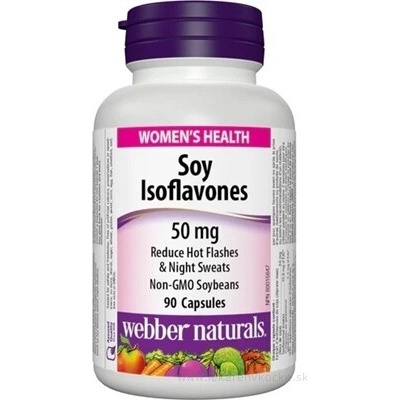 Webber Naturals Sójové isoflavony 50 mg 90 kapslí