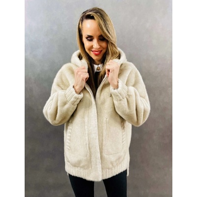 Max Original Leather kabát z umelej kožušiny 9008 light brown Light brown