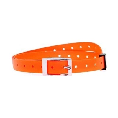 DogTrace Oranžový plastový řemen voděodolný 85 cm