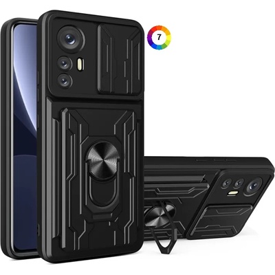 Xiaomi 12 Pro Удароустойчив Ring Holder Калъф и Протектор