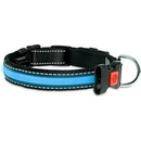 Obojky pre psov KAR Obojek nylon LED USB nabíjecí