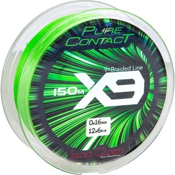 Iron Claw šnúra Pure Contact X9 150m 0,21mm zelená
