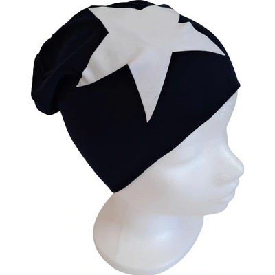 dětská beanie čepice tmavě modrá