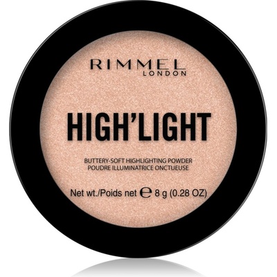 Rimmel High'light компактна озаряваща пудра цвят 002 Candelit 8 гр