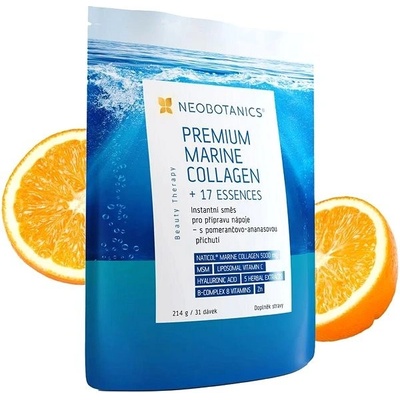 Neobotanics Premium Marine Collagen + 17 Essences Orange and pineapple 214 g – Zboží Mobilmania