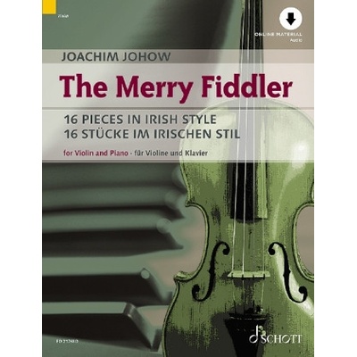 The Merry Fiddler 16 skladieb Írskych skladieb pre husle a klavír