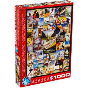 EUROGRAPHICS Пъзел Eurographics от 1000 части - Приключения в Канада (60000648)
