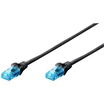 Digitus DK-1512-020/BL Ecoline patch, UTP, CAT 5e, AWG 26/7, 2m, černý