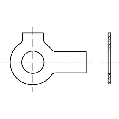 PROFISTYL DIN 463 podložka pojistná s dvěma jazýčky nerez A2 Varianta: DIN 463 podložka pojistná s dvěma jazýčky nerez A2 10,5 pro M10 – Sleviste.cz