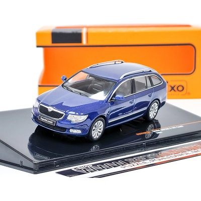 Ixo Models Škoda Superb II 3T 2008 Modrá Metalíza 1:43