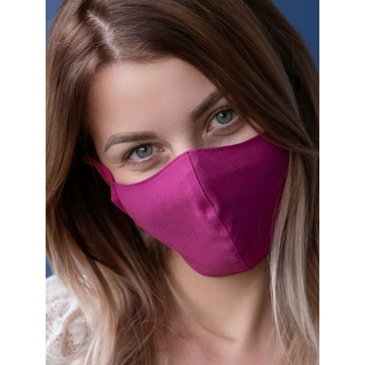 Triola Rouška s filtrem + 10 filtrů tmavá růžová, Nano Med.Clean 1 ks – Zboží Dáma