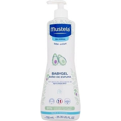 Mustela Bébé MultiSensory Bubble Bath jemný mycí gél pro miminka 750 ml pro děti