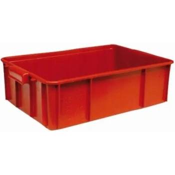 přepravka na maso T25 15kg plastová, plná 60x40x17cm