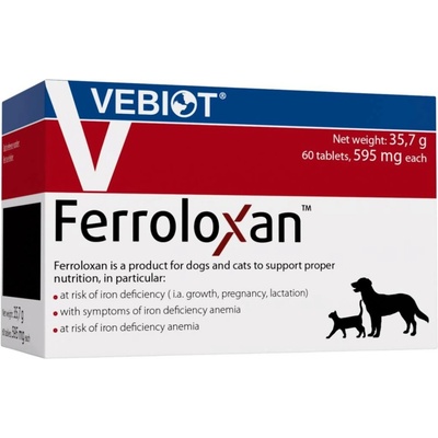 Ferroloxan pro psy a kočky 60 tbl
