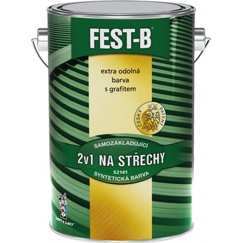 Barvy A Laky Hostivař FEST-B S2141, antikorozní nátěr na železo 0111 šedý, 5 kg
