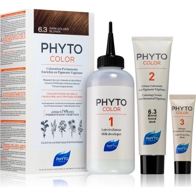Phyto Color barva 6.3 Dark Golden Blonde