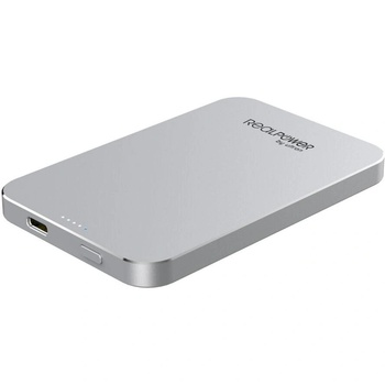 RealPower PB-5000 MAG Power Bank 5000mAh Сребрист (414905)