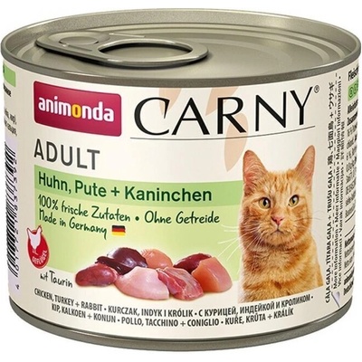 Animonda Adult with Chicken, Turkey, Rabbit - пилешко, пуешко и заешко 200gr