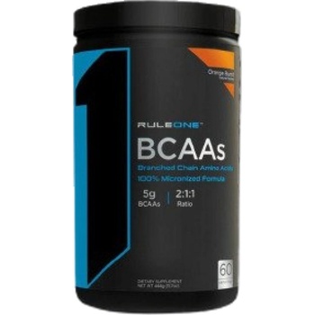 Rule 1 BCAAs | 100% Micronized 2: 1: 1 BCAA Formula [480 грама] Портокал