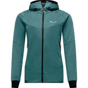 Salewa Дамско поларено яке Salewa Women's Sella Crevasse Hooded Jacket Fleece jacket - Willow - размер 36 (EU) (105-5497-0612)