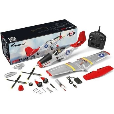 Amewi RC letadlo AMXFlight P51 4 kanály 3D/6G Trade e.K. RC_311886 RTF 1:10