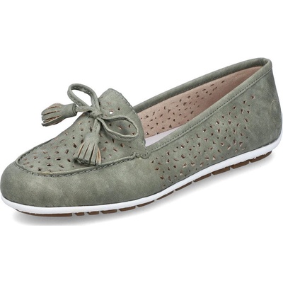 Rieker Dámské mokasíny 46886-52 zelené