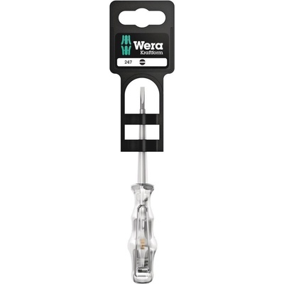 WERA Фазомер шлиц, 0.5x3.0x70, 150. . . 250Vac, 247 Kraftform Plus блистер - W100100 (W100100)