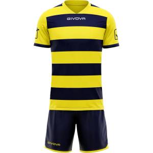 Givova Къси панталони Givova Rugby Kit Jersey with Shorts yellow/navy