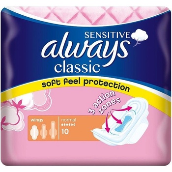Always Classic Normal Sensitive 10 ks