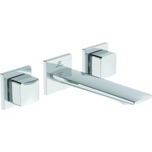 Ideal Standard Вграден смесител за мивка Ideal Standard Atelier Conca 180 в гланцов хром с вградено тяло (A7445AA)