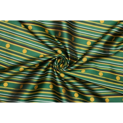 Podšívka polyester vzorovaná kabátová - Proužkový vzor se znakem