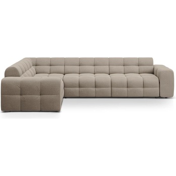 Micadoni Кафяв ъглов диван (ляв ъгъл/L форма) Kendal - Micadoni (MIC_LC_L_137_F1_KENDAL2)