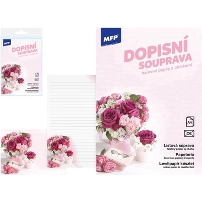 MFP paper Dopisní papír barevný LUX 5+10 (Květy) 5550371