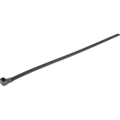 HellermannTyton 131-22560, REL250-PA66W-BK, stahovací pásky, 7.60 mm, 250 mm, černá, odolná vůči UV záření, 100 ks