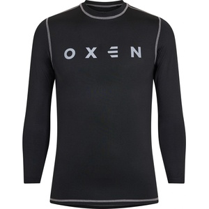 OXEN Фланелка с дълъг ръкав OXEN Men's Long Sleeve Baselayer Top - Black